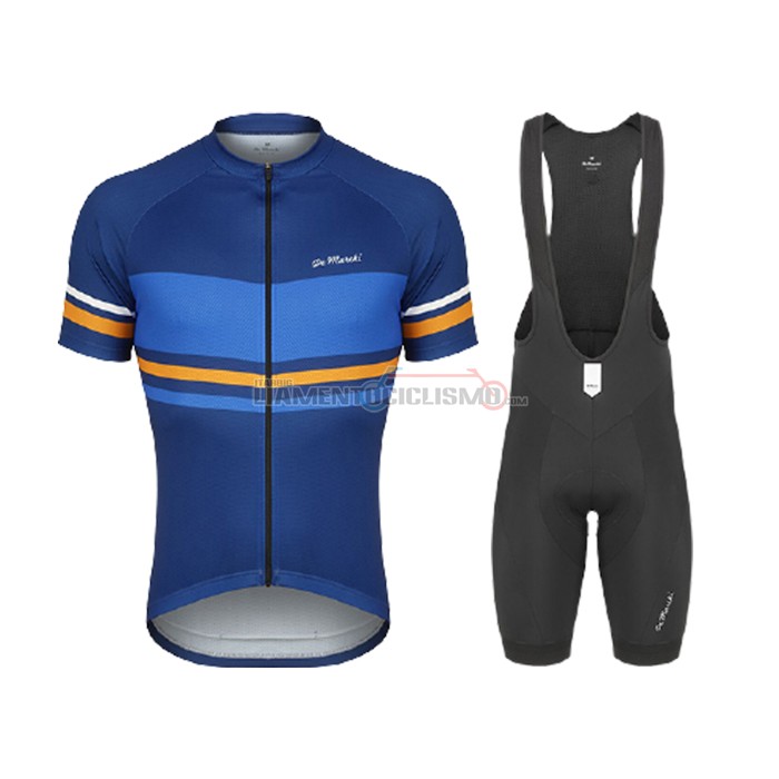 Abbigliamento Ciclismo De Marchi Manica Corta 2021 Blu